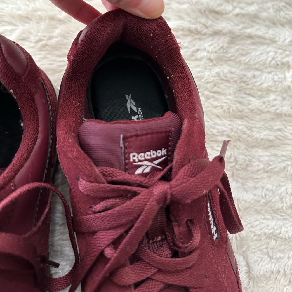 Reebok Womens Classic Harman steel toe Work Sneaker Red Size 8.5 - Picture 3 of 7